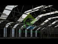 Film plastico agricolo per serra a campata unica trasparente