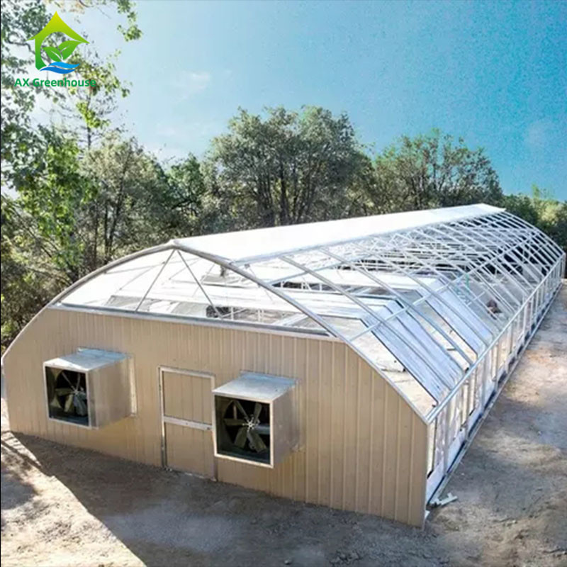 Serra 100% del tunnel di privazione del film 220V del PE alta di blackout leggero automatico della serra per la piantatura del Mariguana