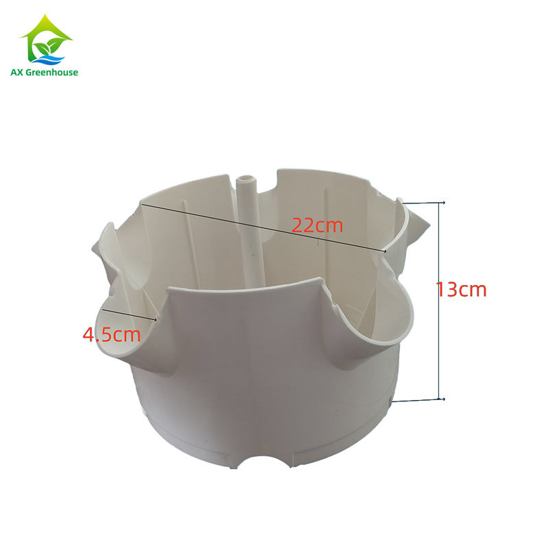 Torre idroponica a petali multistrato personalizzata con 5 fori verticali per strato per lattuga