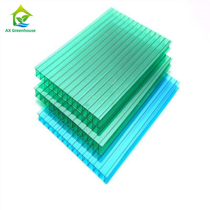 i materiali spessi della copertura della serra di 4-12mm Steeple hanno ondulato i pannelli di plastica della serra